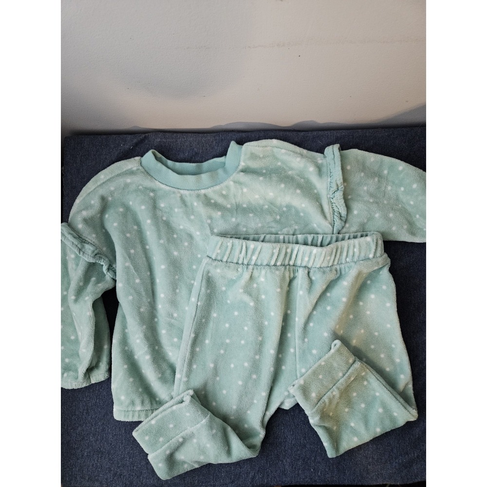 Cat&Jack 6-9 Months‎ Set Mint Soft Sweatshirt/pants
